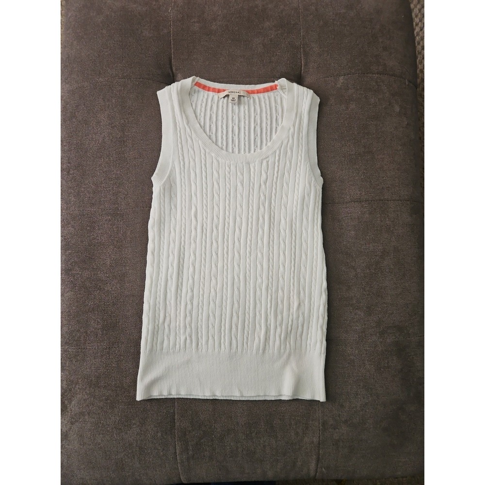 Sleeveless Knit Sweater Vest Merona Womens Size XSmall